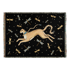 Blame It On My Wild Heart Embellished Throw Blanket